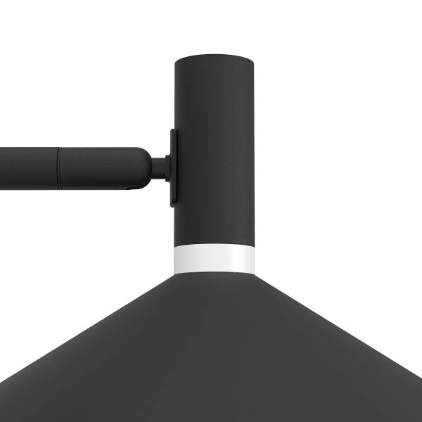 Lampada da tavolo LED Conomavilla-Z Acciaio - Nero - 1 punt luce