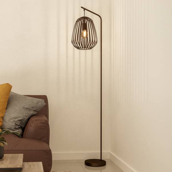 Lampada da terra Espinal Acciaio - Bronzo - 1 punti luce