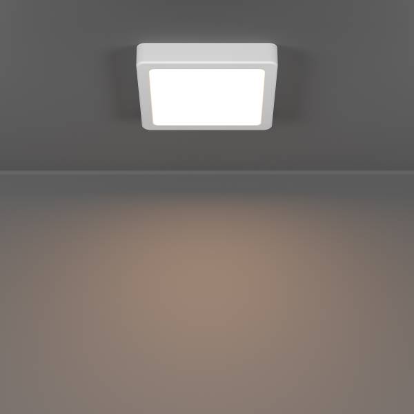 Lampada da soffitto LED Fueva 6 Materiale plastico - 1 punto luce - Bianco - 15 x 15 cm