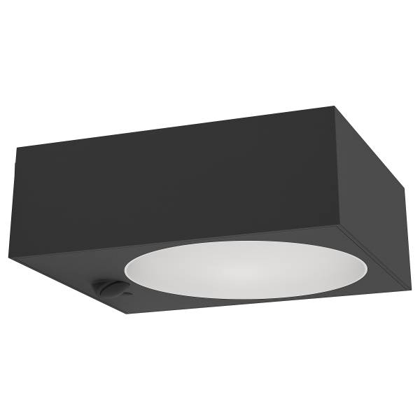 Applique solaire Darfano Plastique - Noir - 1 ampoule