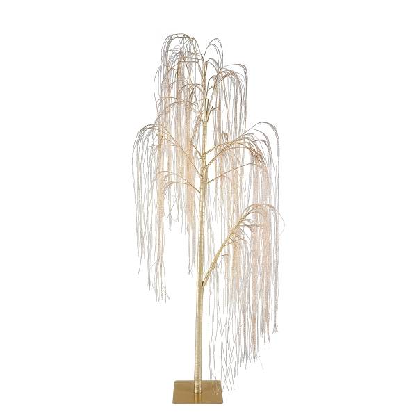 LED Baum WILLOW TREE Eisen/Kupfer/PVC - Gold