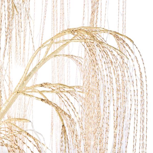 LED Baum WILLOW TREE Eisen/Kupfer/PVC - Gold