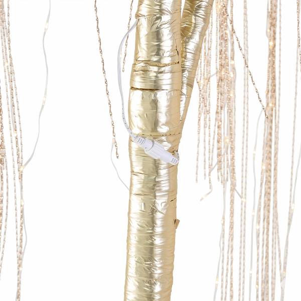 LED Baum WILLOW TREE Eisen/Kupfer/PVC - Gold