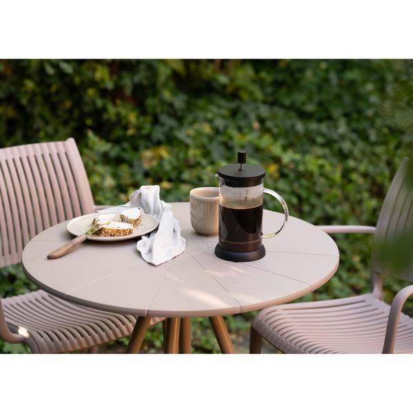 Tavolo da giardino Yopito Acciaio - beige