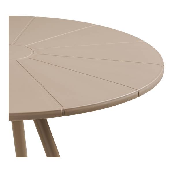 Tavolo da giardino Yopito Acciaio - beige