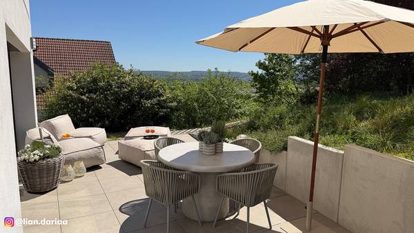 Gartentisch Hurdi Beton Dekor