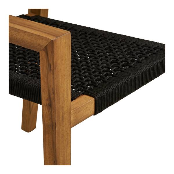 Lot de 2 chaises de jardin Dungin Acacia massif