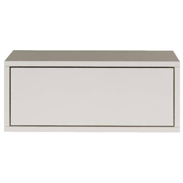 Table de chevet suspendue Framme Blanc - Hauteur : 20 cm