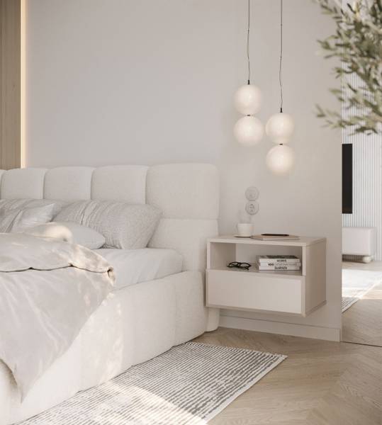 Comodino da parete Chocolated cashmere