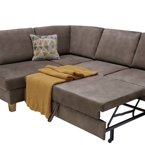 Ecksofa Turna mit Schlaffunktion Schlaffunktion davorstehend rechts