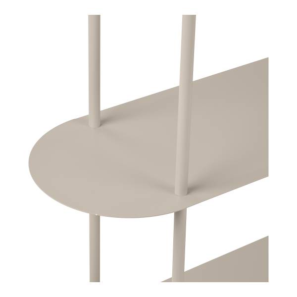Regal Bazary - Asymmetrisch Metall - Kaschmir - Höhe: 139 cm