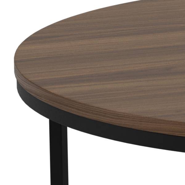 Set di 2 tavolini SENEZ B Simil noce