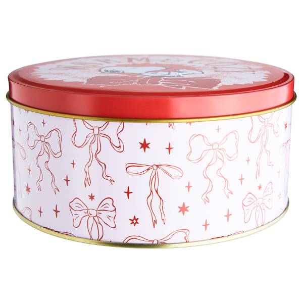 Biscottiera PEANUTS Warm & Cozy Lamiera d’acciaio - Rosso / Rosa - 16 x 16 cm