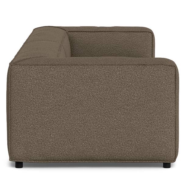 4-Sitzer Sofa MIKO Bouclé Stoff Coletta: Taupe