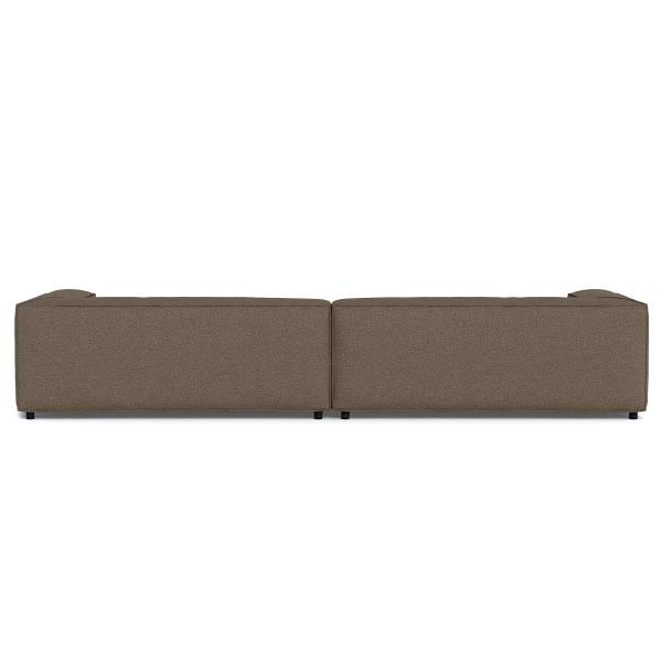 4-Sitzer Sofa MIKO Bouclé Stoff Coletta: Taupe