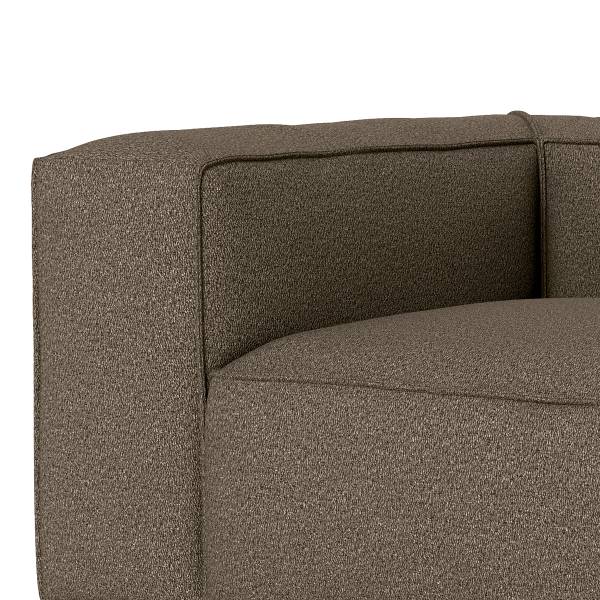 4-Sitzer Sofa MIKO Bouclé Stoff Coletta: Taupe