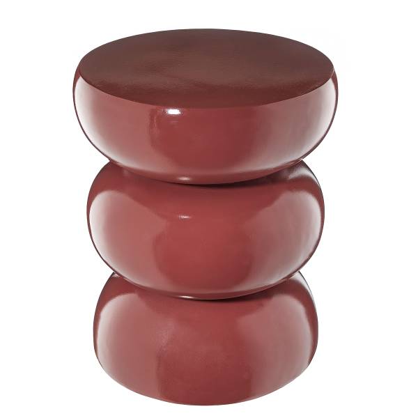 Pouf PIECES MGO - Marrone rosso