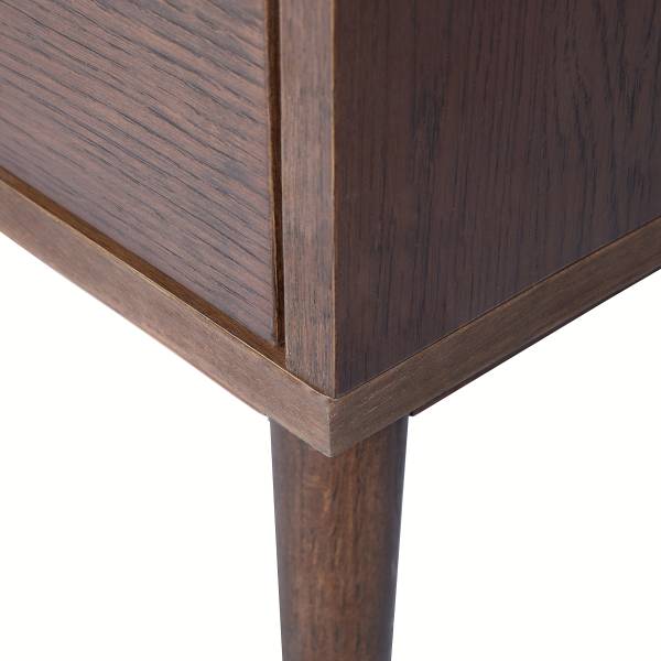 Sideboard Panjun Echtholzfurnier - Eiche Dunkel