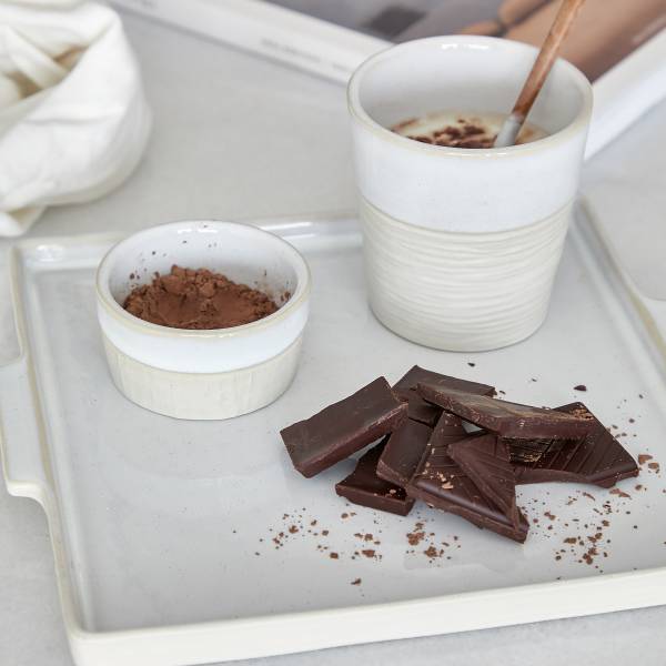 Becher Nótos Typ B 6er-Set Keramik - Creme