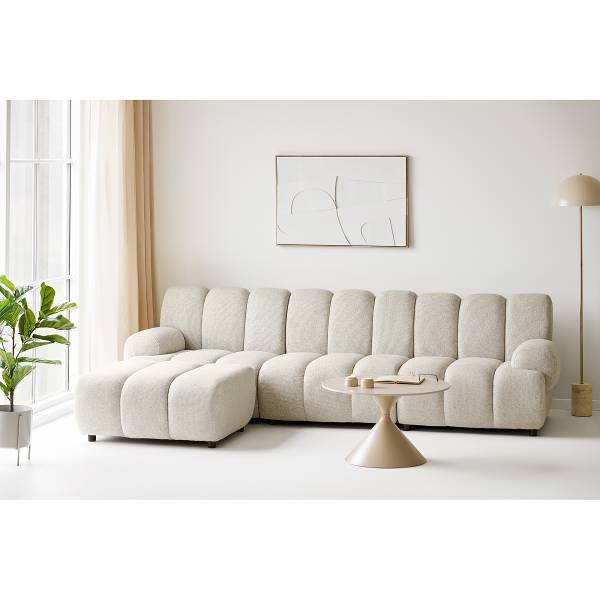Modulares Ecksofa Nomor 275 cm Ottomane davorstehend links