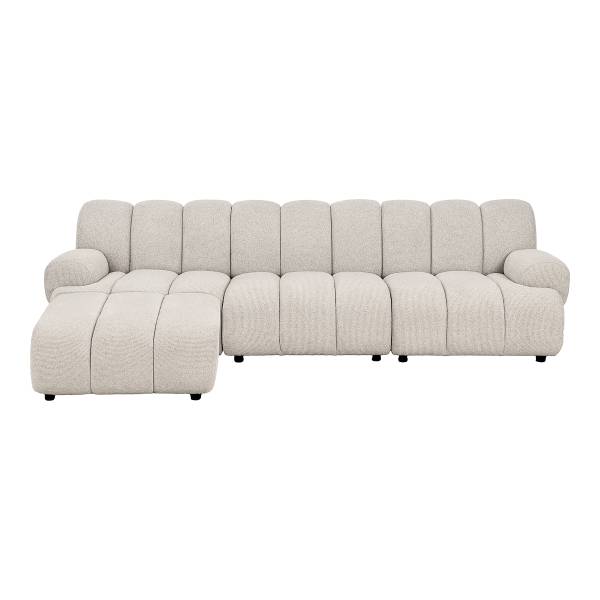 Modulares Ecksofa Nomor 275 cm Ottomane davorstehend links