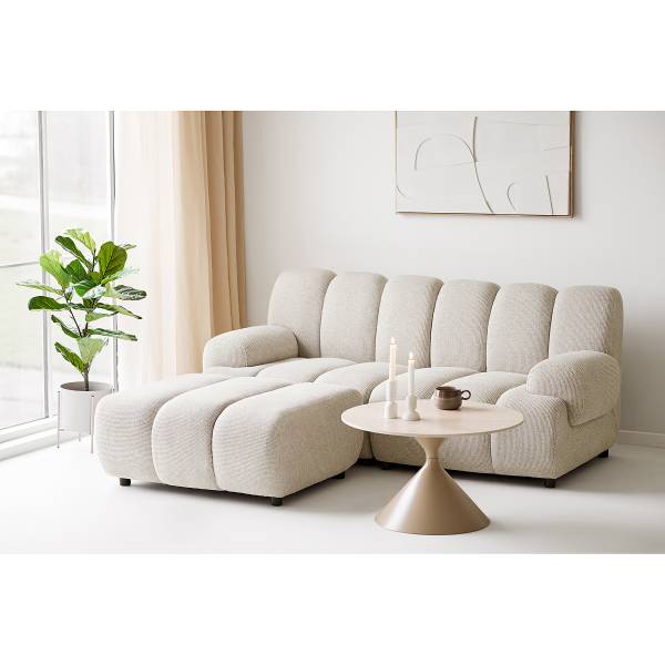 Modulares Ecksofa Nomor 190 cm Ottomane davorstehend links