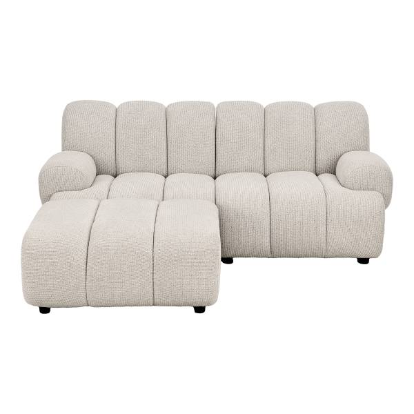 Modulares Ecksofa Nomor 190 cm Ottomane davorstehend links