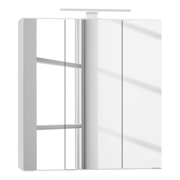 Beleuchteter Spiegelschrank Moleires Matt Weiß