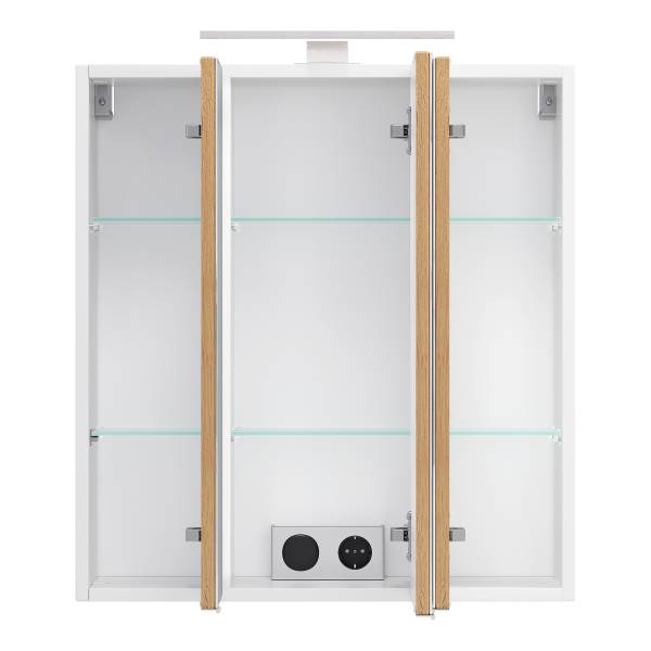Beleuchteter Spiegelschrank Moleires Matt Weiß