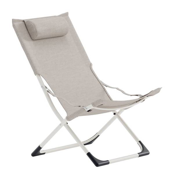 Chaise de camping Levko acier