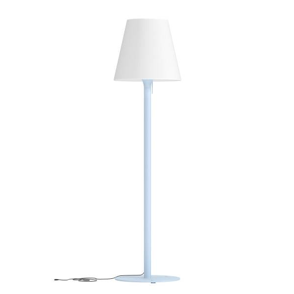 Stehleuchte Fuina Blau - Stahl - Polyethylen - 50 x 187 x 50 cm