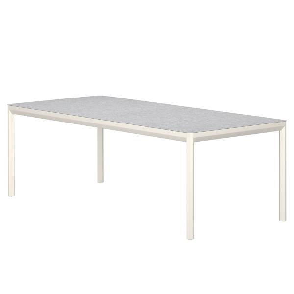 Gartentisch Nazef Aluminium / Glas / Keramik