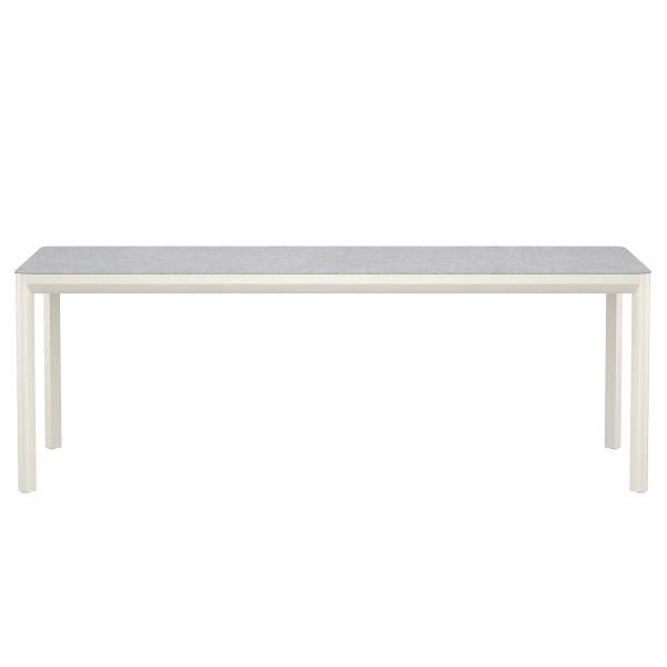 Gartentisch Nazef Aluminium / Glas / Keramik