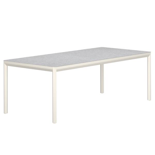 Gartentisch Nazef Aluminium / Glas / Keramik