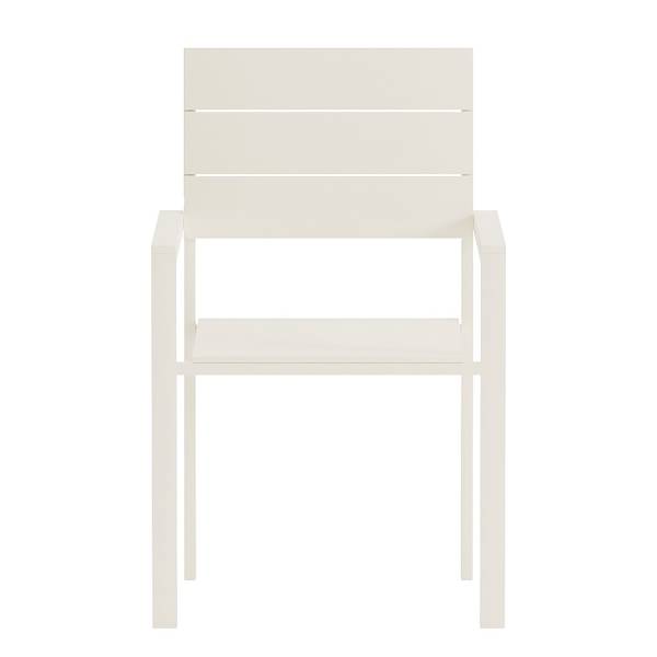 Lot de 2 chaises Cinli aluminium / plastique