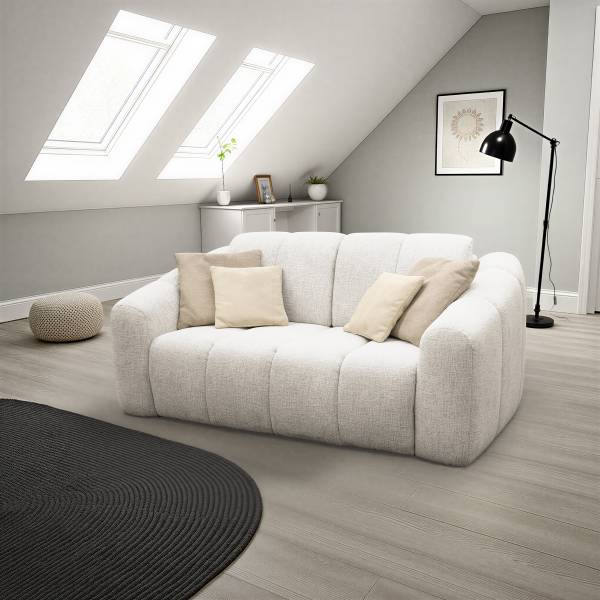 Schlafsofa Ailcy Chenille Rebana: Creme