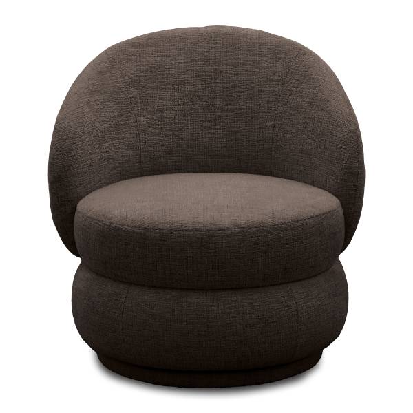 Loungesessel Felip Chenille Rebana: Dunkelbraun