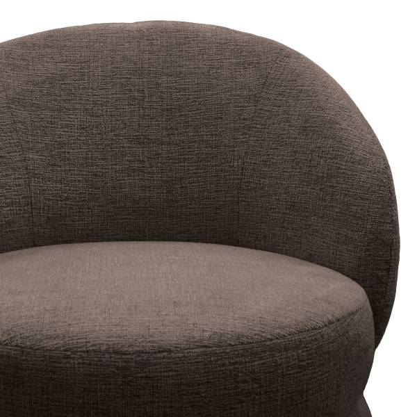 Loungesessel Felip Chenille Rebana: Dunkelbraun