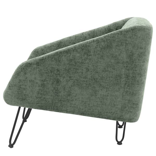 Loungesessel Mozby Samt Nalia: Ozean