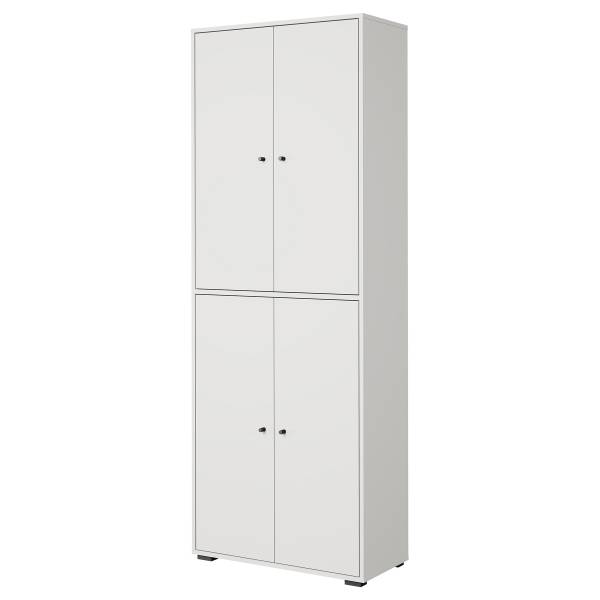 Armoire à chaussures Bredlow Blanc brillant - Largeur : 70 cm