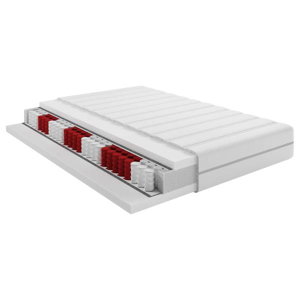 Matelas à ressorts ensachés 7 zones Cuho 80 x 200cm