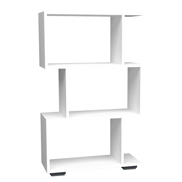 Scaffale Palusa Bianco - Altezza: 97 cm