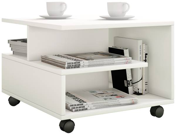 Tavolino da salotto Stango S Bianco