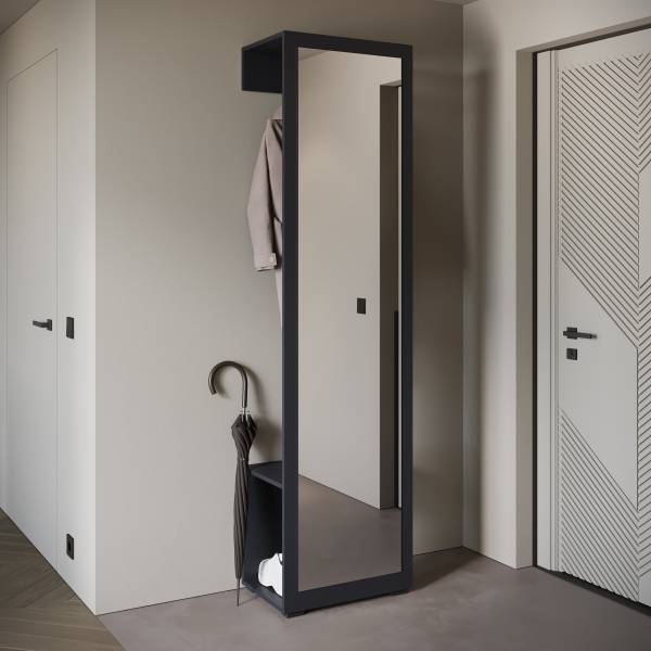 Garderobe Bredlow zwart