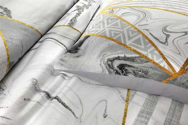 Satin-Bettwäsche Bavaria 140 x 200 cm & Kissen 50 x 75 cm