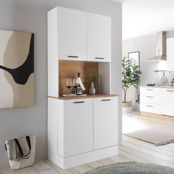 Buffet Luode Bianco / Effetto rovere