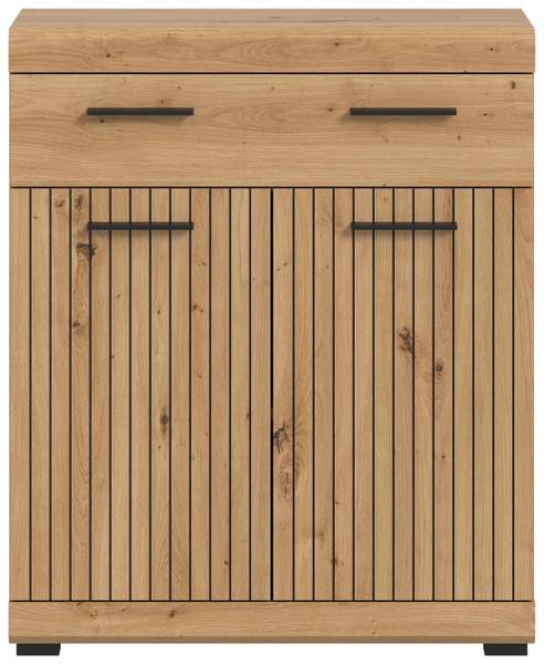 Unterschrank Scout 88 cm Eiche Artisan Dekor - Breite: 74 cm