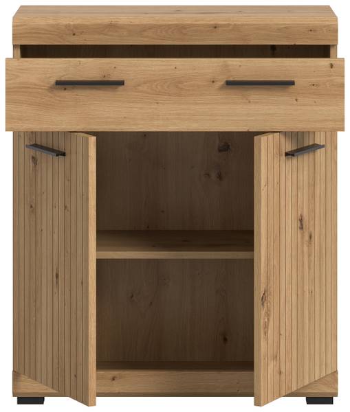Unterschrank Scout 88 cm Eiche Artisan Dekor - Breite: 74 cm