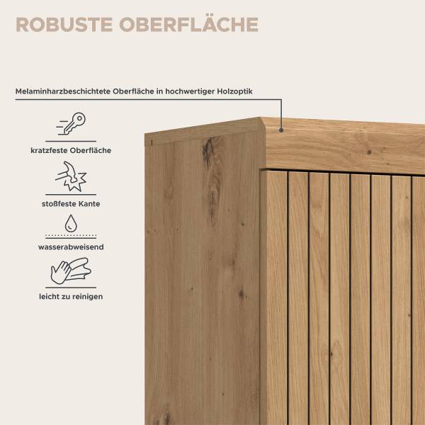 Waschmachinenüberbau Scout Eiche Artisan Dekor