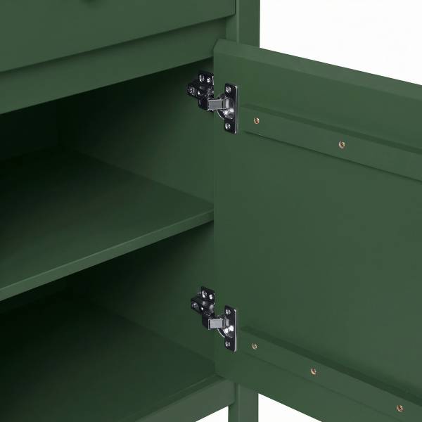 Massives Sideboard SOLENNE Grün - Breite: 160 cm